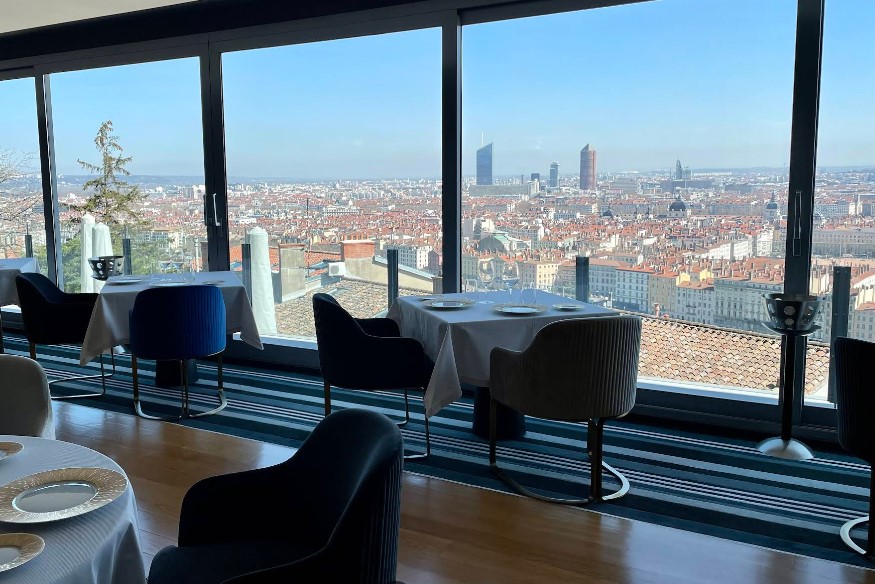 vue depuis le restaurant  Tête d'Oie