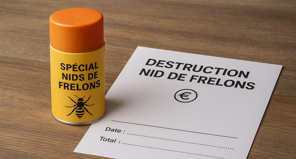 Quel est le prix pour faire détruire un nid de frelons ?