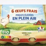 paquet de 6 œufs chez ALDI