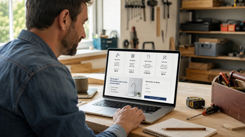 site web artisan