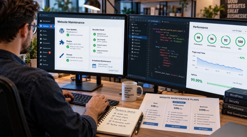 Maintenance technique d’un site web